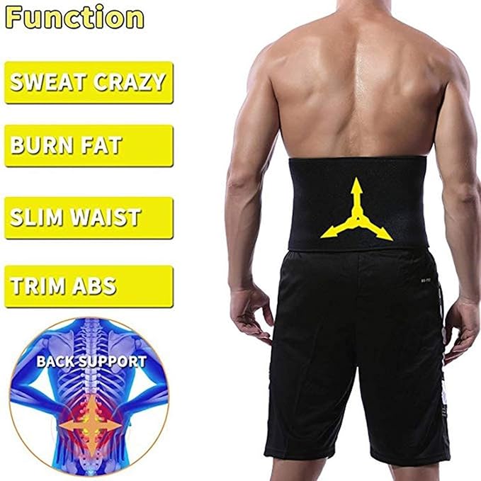 High-Performance Waist Trimmer Belt – Adjustable Fit for Workout & Weight Loss