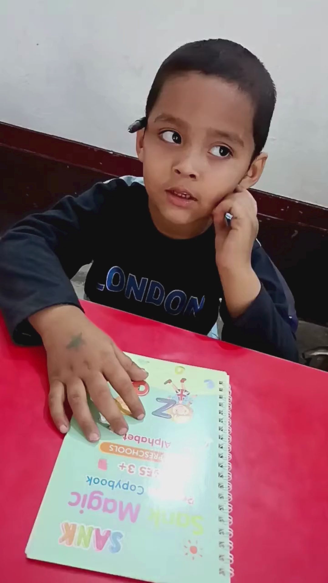 Sank Magic Practice Copybook (4 BOOKS,1 PEN,1 GRIP,10 REFILL) Pack of 1